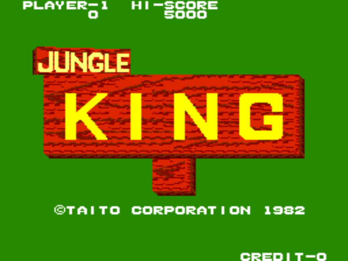 Pantalla de Título de Jungle King