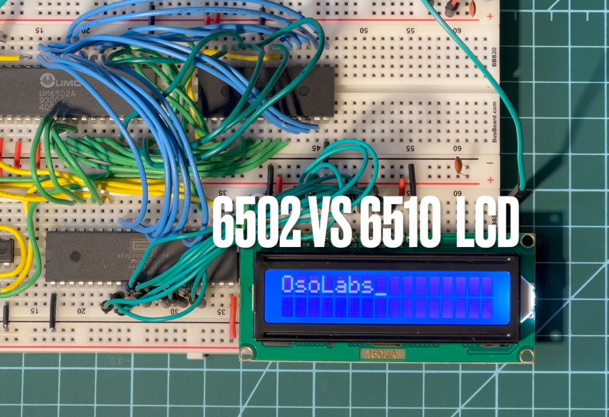 C64 a Fondo – 6502 vs 6510 Episodio 9 – 6502 con Display LCD