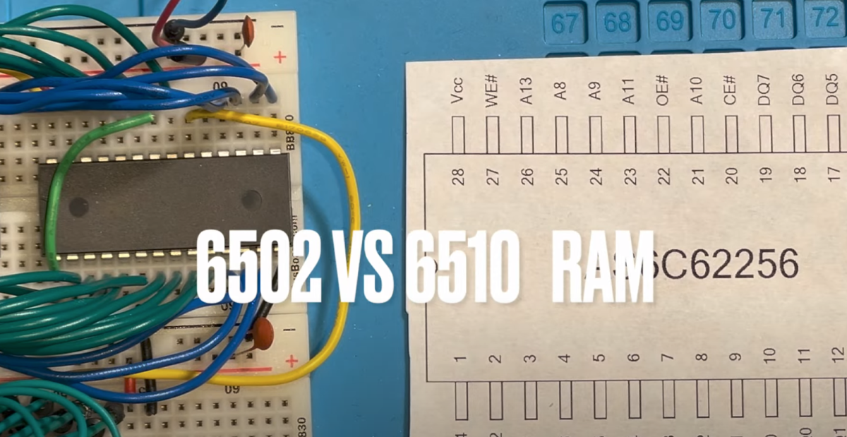6502 vs 6510 Episodio 10 – Conectando una Memoria Static RAM